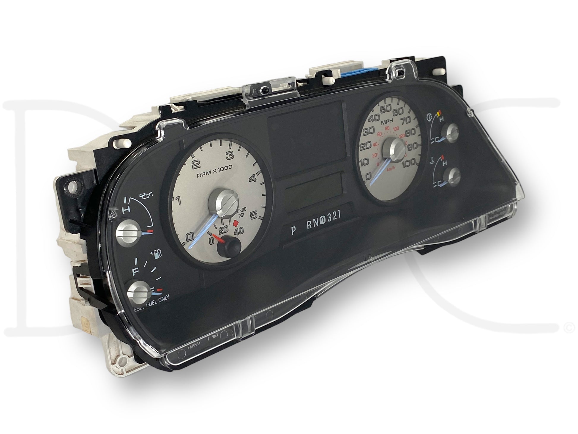 2006 Ford F250 instrument cluster back label 5C3T 6C3T part number location