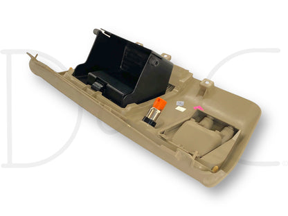 05-07 Ford F250 F350 Center Lower Dash Panel Tan Dashboard Storage Compartment