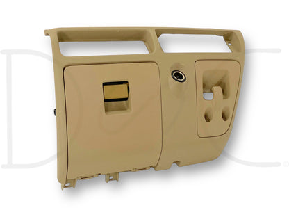 05-07 Ford F250 F350 Center Lower Dash Panel Tan Dashboard Storage Compartment