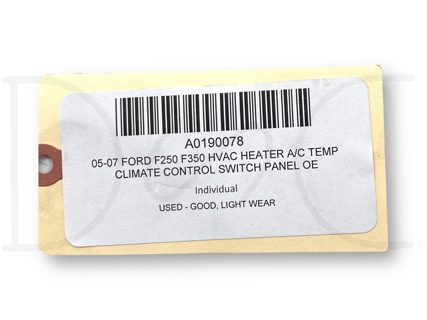 05-07 Ford F250 F350 HVAC Heater A/C Temp Climate Control Switch Panel OE