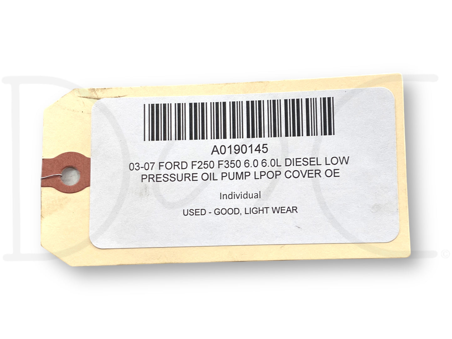 03-07 Ford F250 F350 6.0 6.0L Diesel Low Pressure Oil Pump Lpop Cover OE