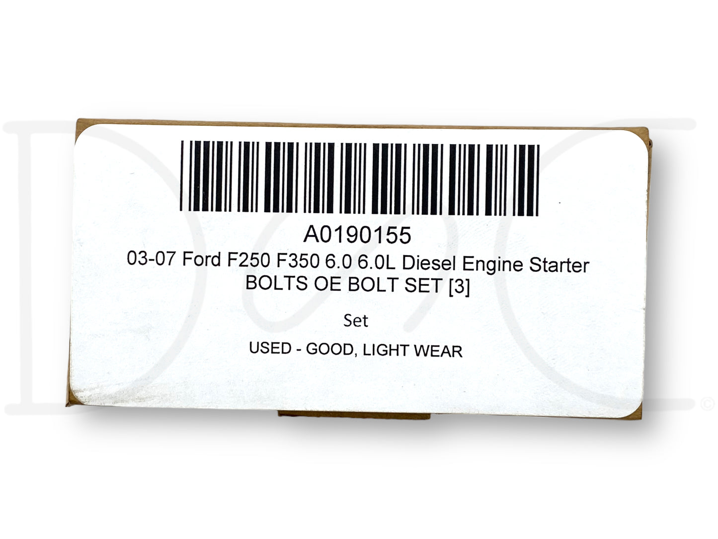 03-07 Ford F250 F350 6.0 6.0L Diesel Engine Starter Bolts OE Bolt Set [3]