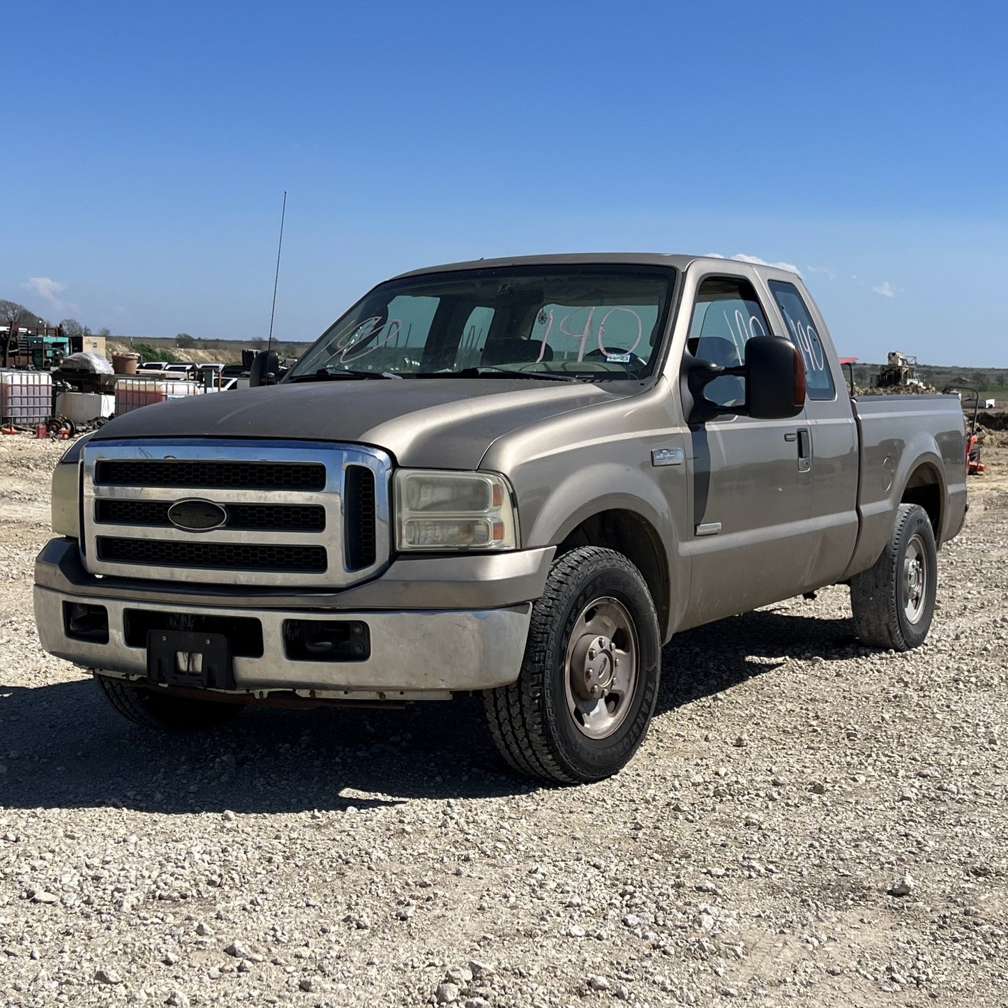 05-07 Ford F250 F350 Header Panel Tan