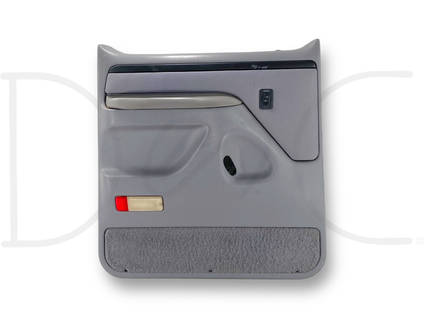 94-97 Ford F250 F350 LH Left Driver Rear Door Panel Power Opal Gray OE