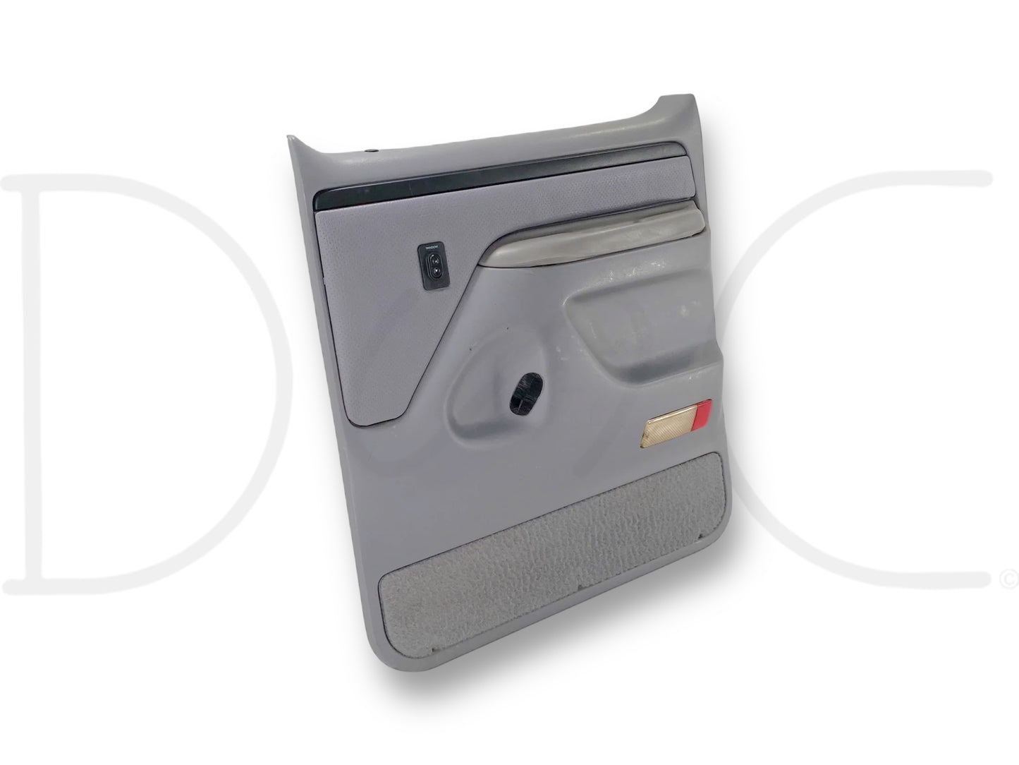 94-97 Ford F250 F350 RH Right Passenger Rear Door Panel Power Opal Gray OE