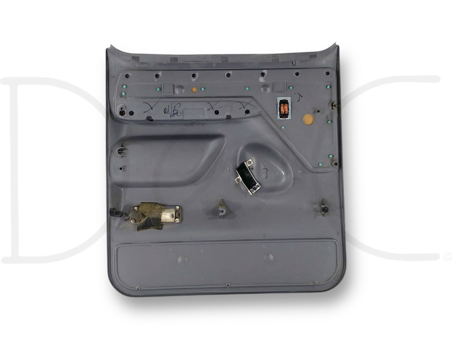 94-97 Ford F250 F350 RH Right Passenger Rear Door Panel Power Opal Gray OE