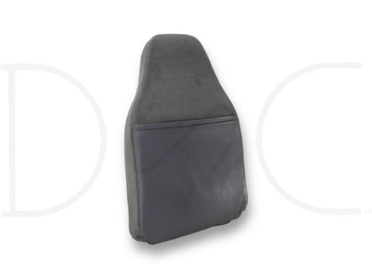 92-97 Ford F250 F350 LH Left Driver Seat Back Upper Cushion Opal Gray 40/20/40