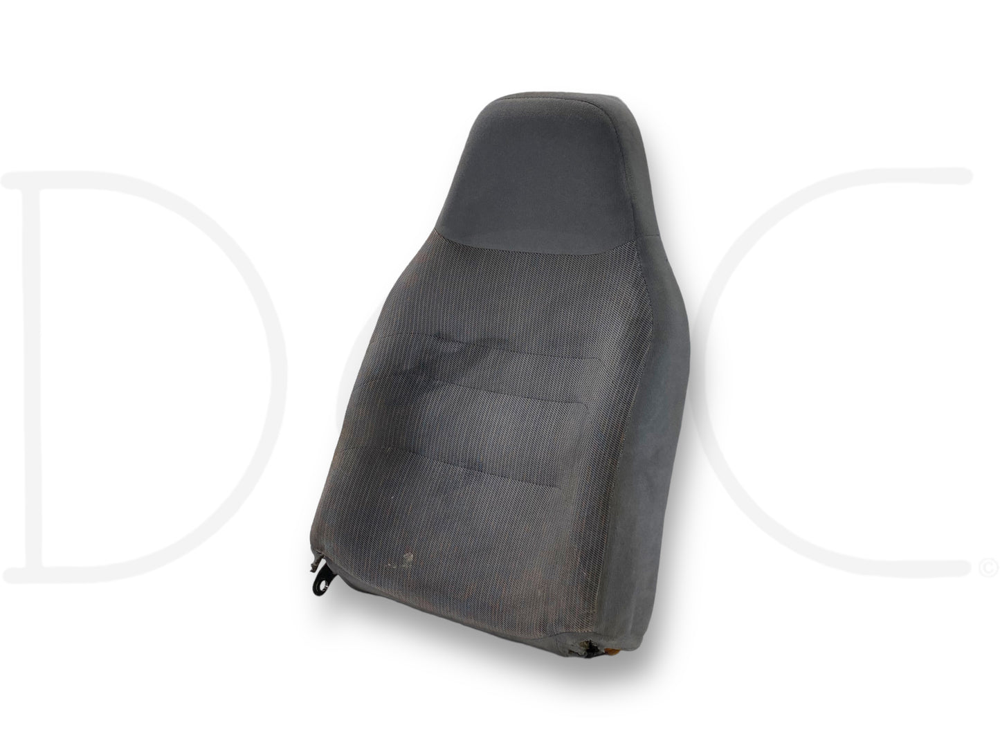 92-97 Ford F250 F350 LH Left Driver Seat Back Upper Cushion Opal Gray 40/20/40