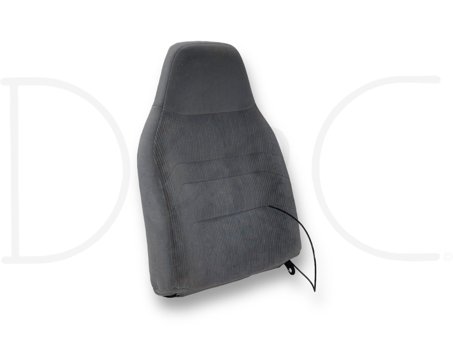 92-97 Ford F250 F350 RH Right Passenger Seat Back Upper Cushion Gray 40/20/40