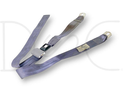 94-97 Ford F250 F350 Rear Seat Center Lap Belt Seatbelt W/ Latch Opal Gray OE