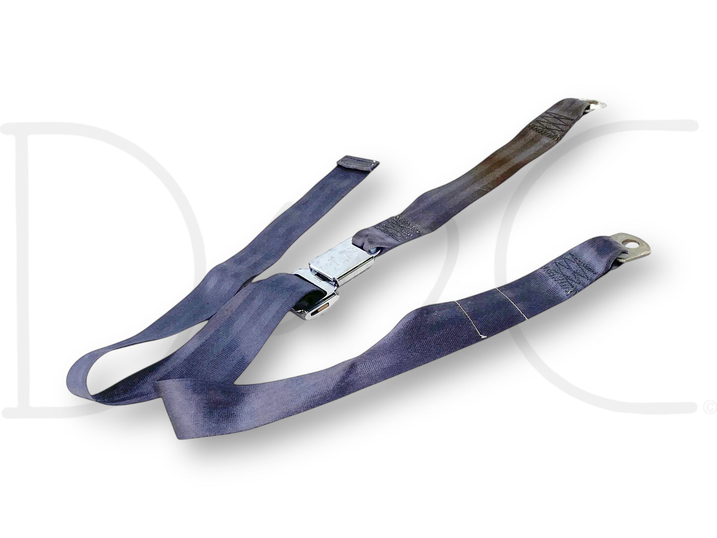 94-97 Ford F250 F350 Rear Seat Center Lap Belt Seatbelt W/ Latch Opal Gray OE