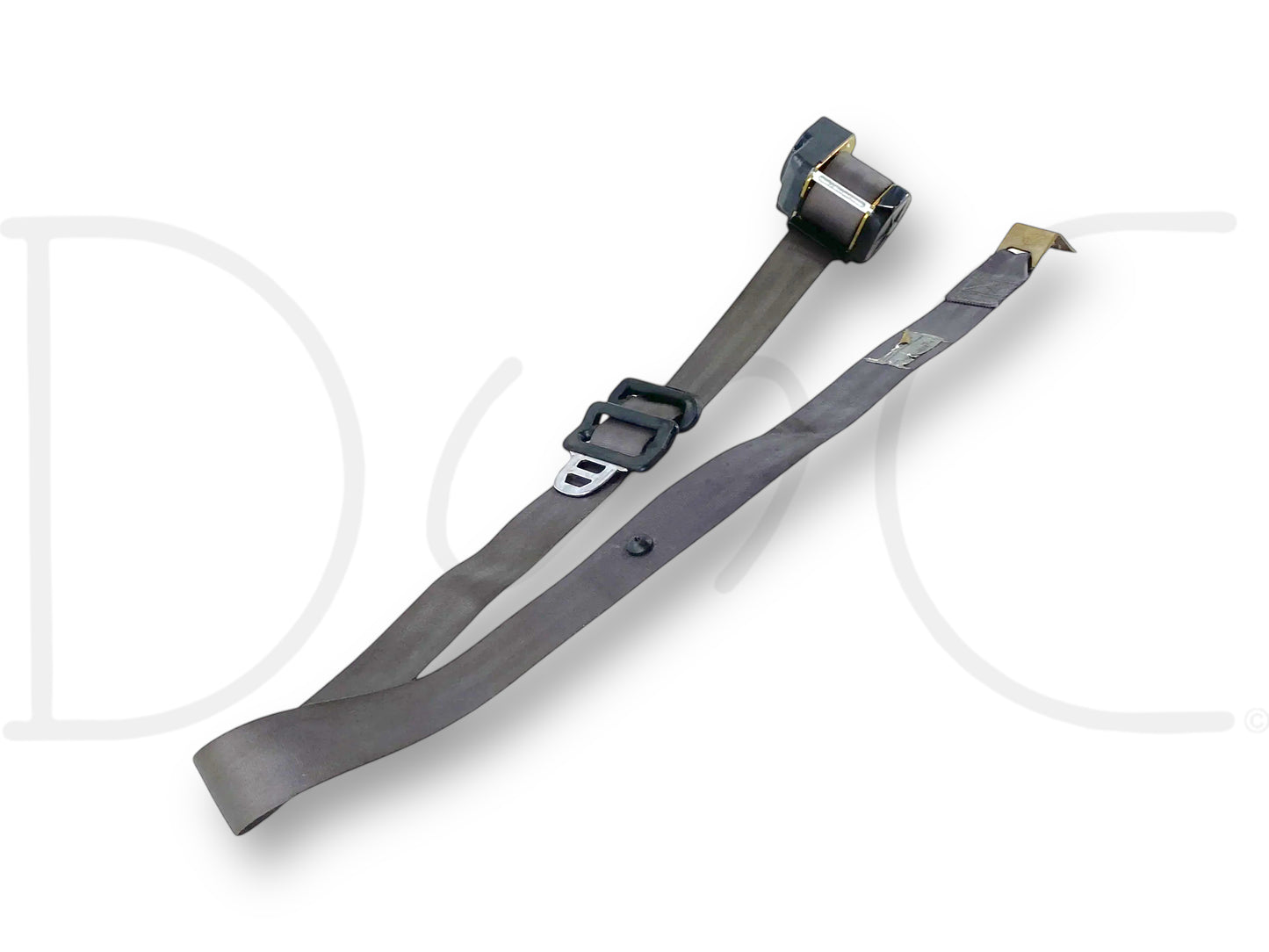 92-97 Ford F250 F350 RH Right Passenger Front Seat Belt Seatbelt Opal Gray OE