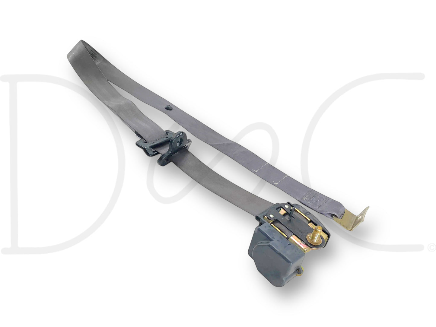 92-97 Ford F250 F350 RH Right Passenger Front Seat Belt Seatbelt Opal Gray OE