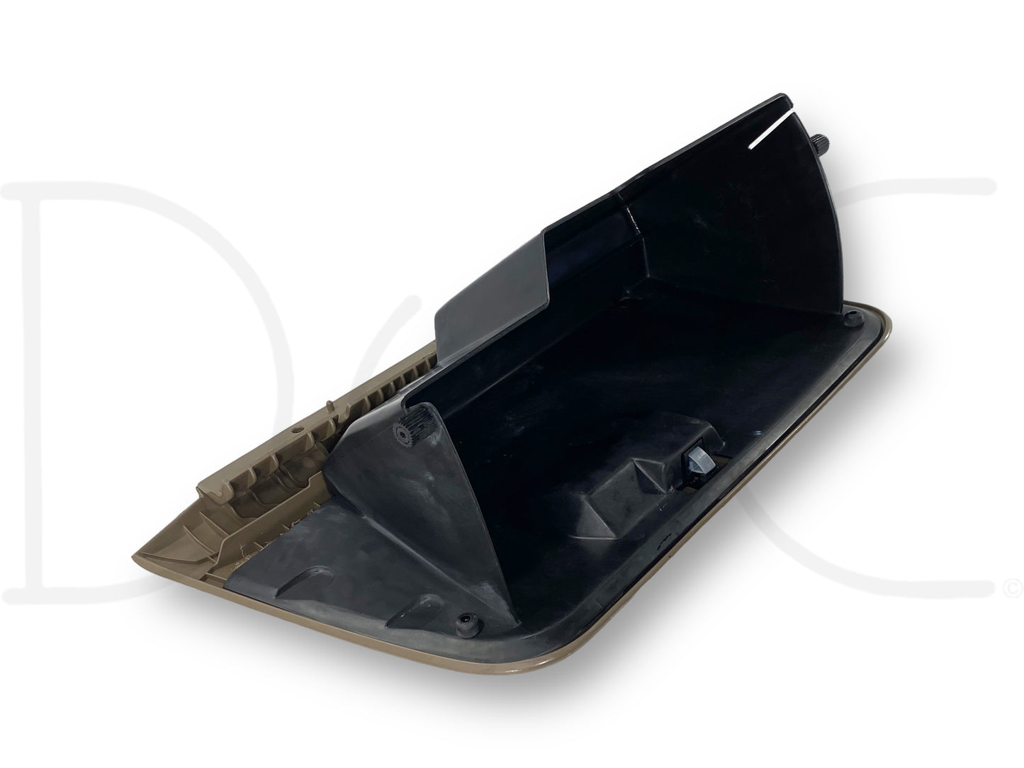 03-07 Ford F250 F350 Super Duty Tan Glove Box Storage Compartment