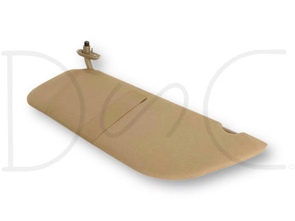 02-07 Ford F250 F350 LH Left Driver Sun Visor Tan Cloth OEM