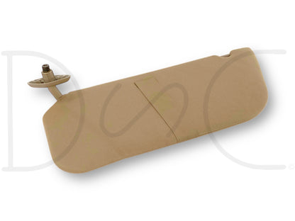 02-07 Ford F250 F350 LH Left Driver Sun Visor Tan Cloth OEM
