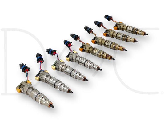 03-07 Ford F250 F350 6.0 6.0L Diesel Fuel Injector Set (8) Injectors *CORES*