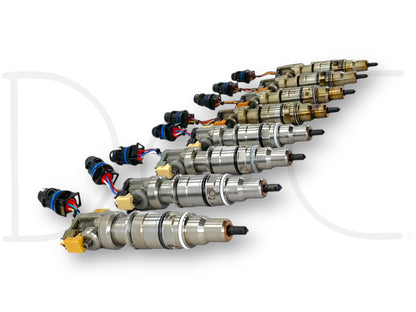 03-07 Ford F250 F350 6.0 6.0L Diesel Fuel Injector Set (8) Injectors *CORES*