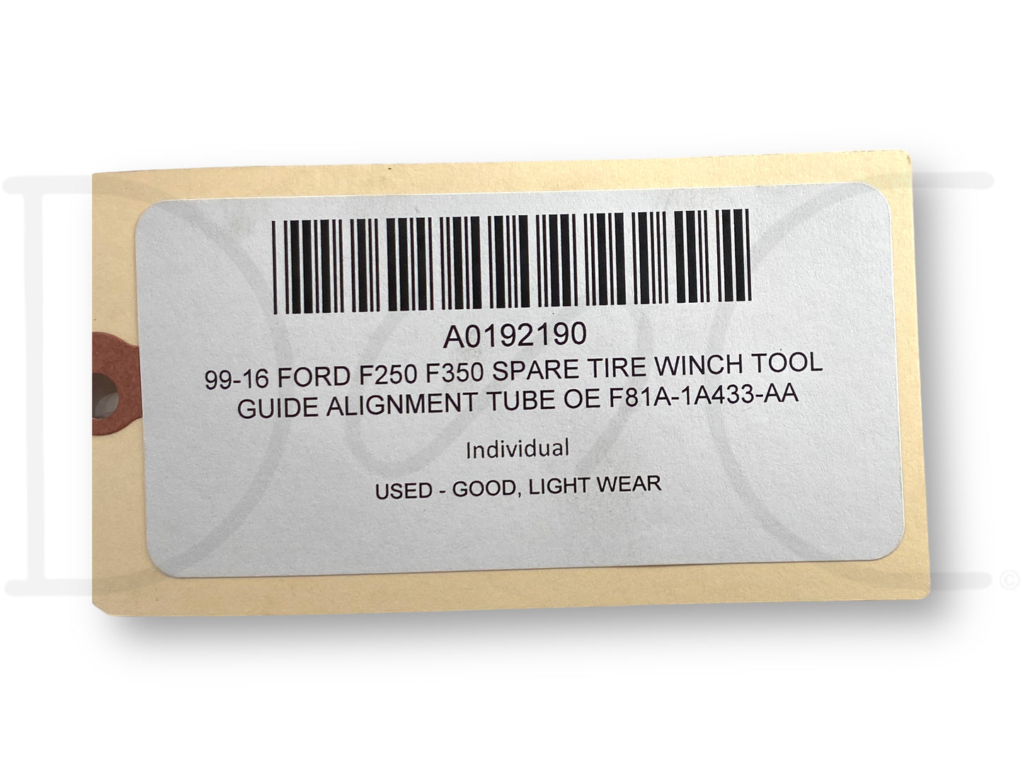 99-16 Ford F250 F350 Spare Tire Winch Tool Guide Alignment Tube OE F81A-1A433-Aa