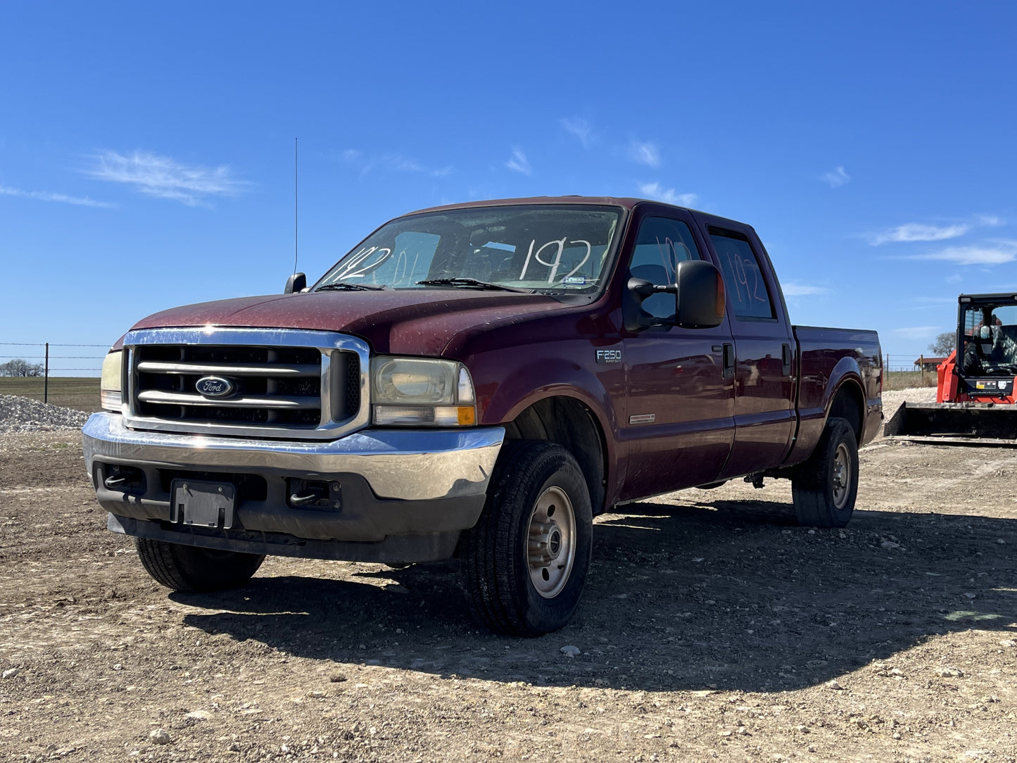 99-07 Ford F250 F350 Rear LH Left Driver Crew Cab Door Toreador Red