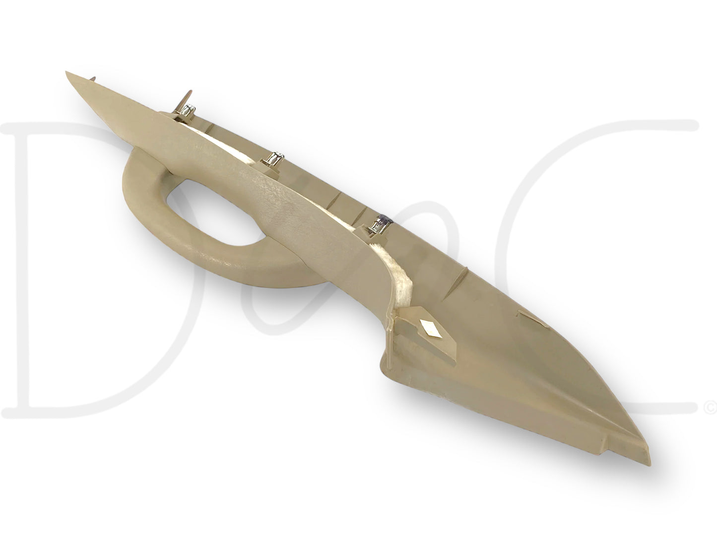 03-07 Ford F250 F350 RH Right Passenger A-Pillar Trim Grab Handle Tan OE