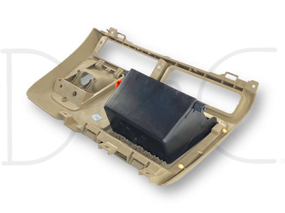 05-07 Ford F250 F350 Center Lower Dash Panel Tan Dashboard Storage Compartment