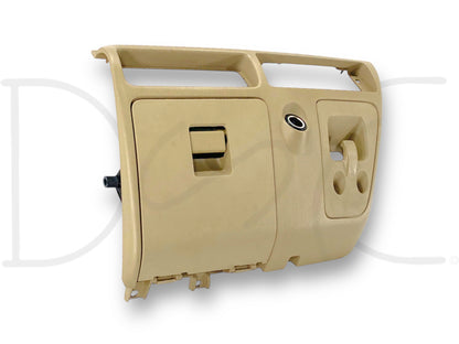 05-07 Ford F250 F350 Center Lower Dash Panel Tan Dashboard Storage Compartment