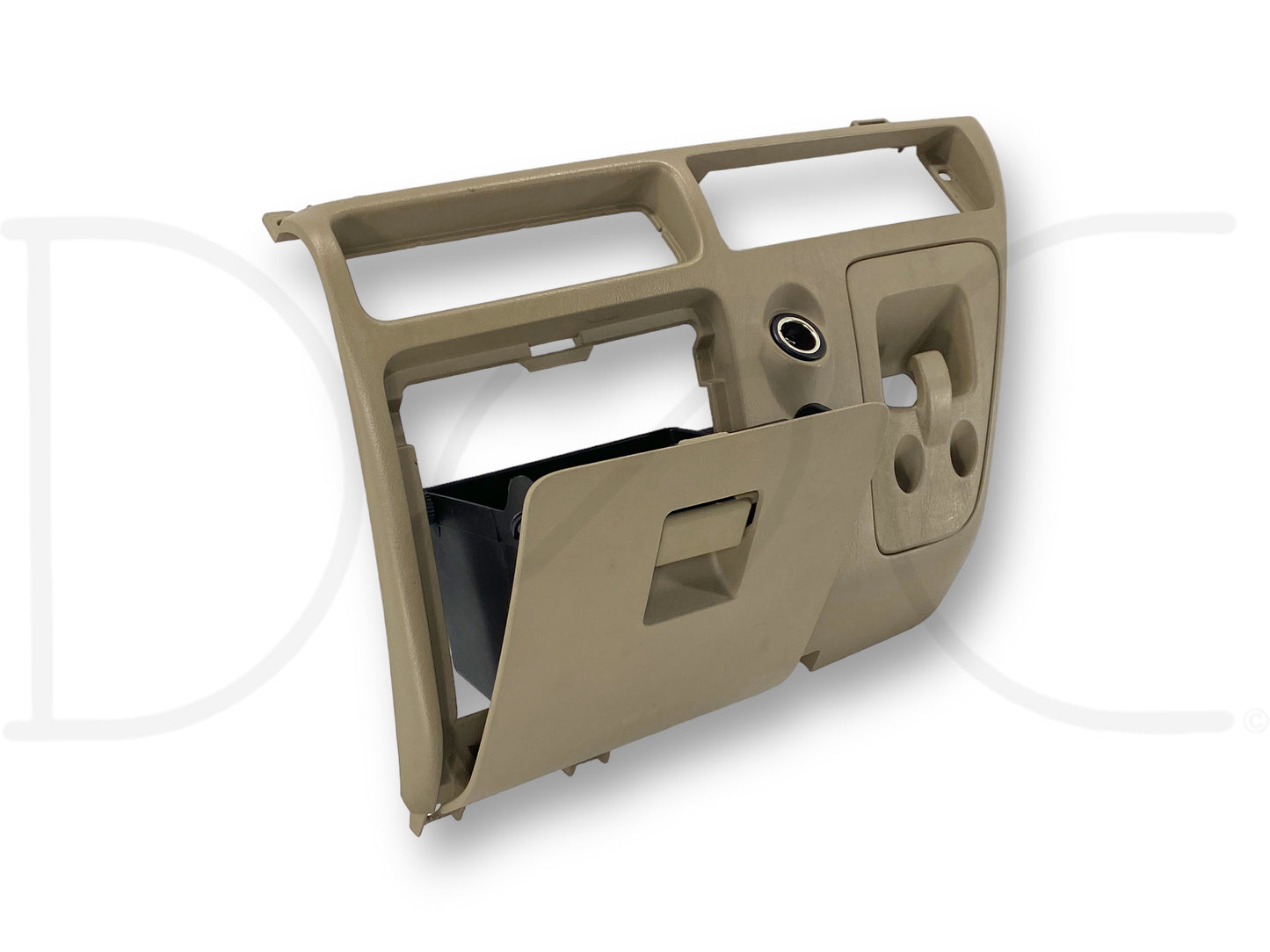 05-07 Ford F250 F350 Center Lower Dash Panel Tan Dashboard Storage Compartment