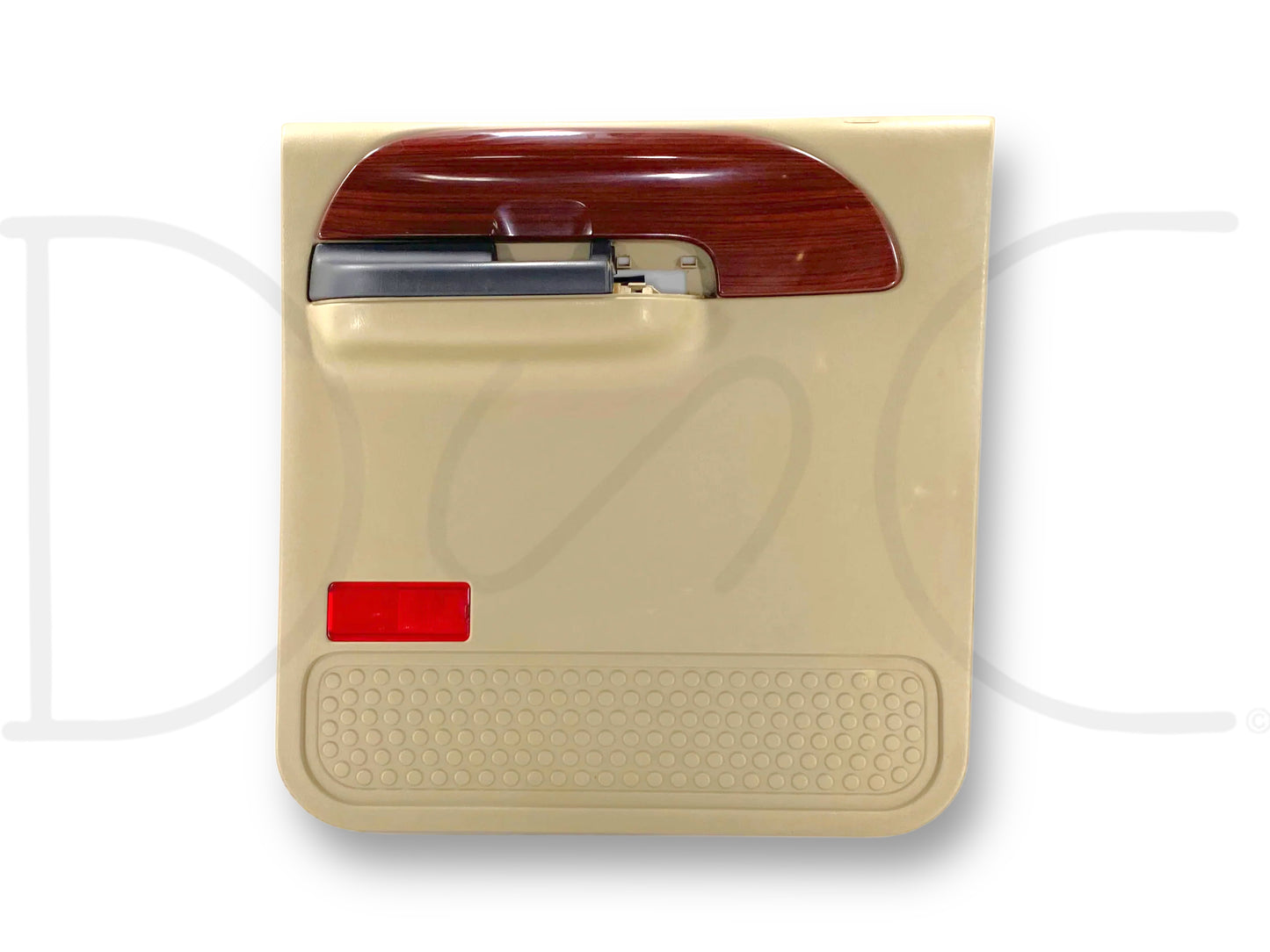 05-07 Ford F250 F350 Crew LH Left Driver Rear Door Panel Power Tan Wood OE