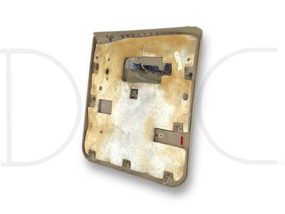 05-07 Ford F250 F350 Crew LH Left Driver Rear Door Panel Power Tan Wood OE