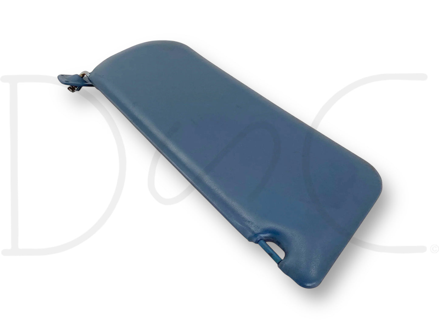 87-97 Ford F250 F350 RH Right Passenger Sun Visor Blue Vinyl OEM