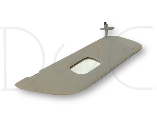 02-07 Ford F250 F350 RH Right Passenger Sun Visor Gray W/ Mirror OEM