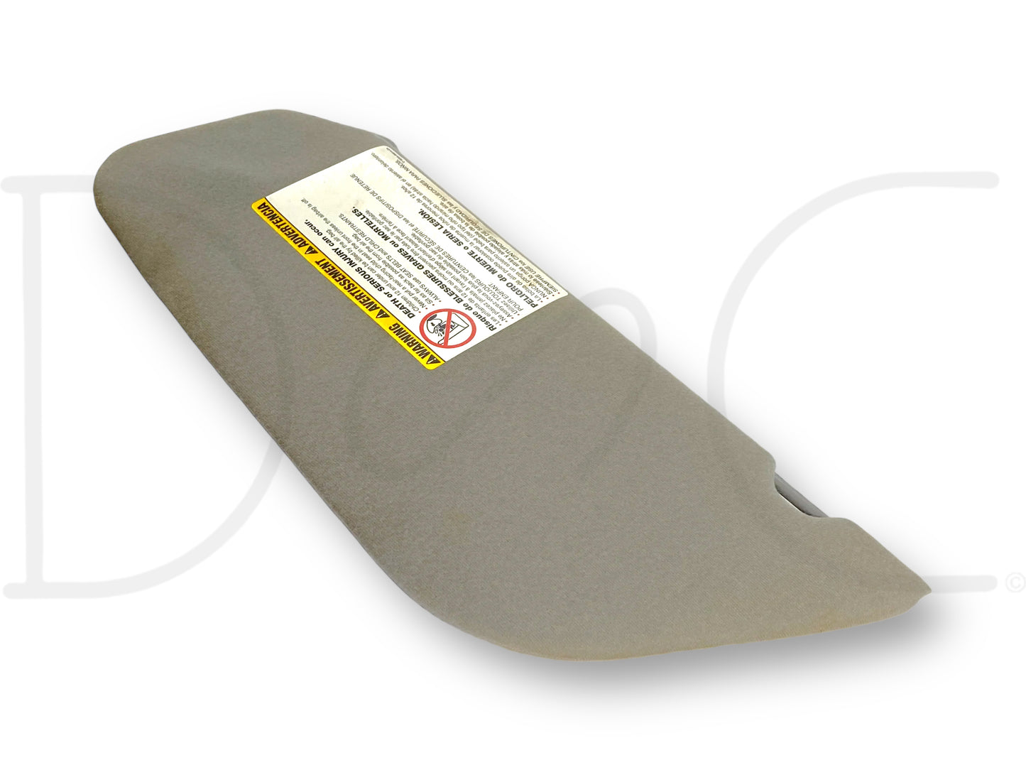 02-07 Ford F250 F350 RH Right Passenger Sun Visor Gray W/ Mirror OEM
