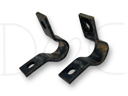 05-10 Ford F450 F550 Rear Stabilizer Sway Bar Mount Bracket Set F81A-5B491-CD