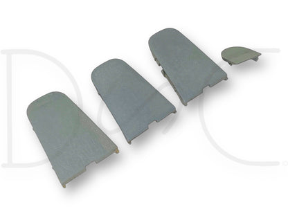 99-07 Ford F250 F350 Super Duty Dashboard Dash Bolt Cover Trim Set Gray OE