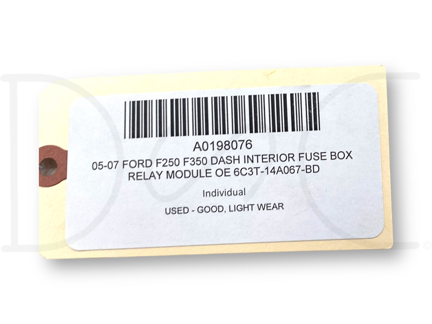 05-07 Ford F250 F350 Dash Interior Fuse Box Relay Module OE 6C3T-14A067-Bd