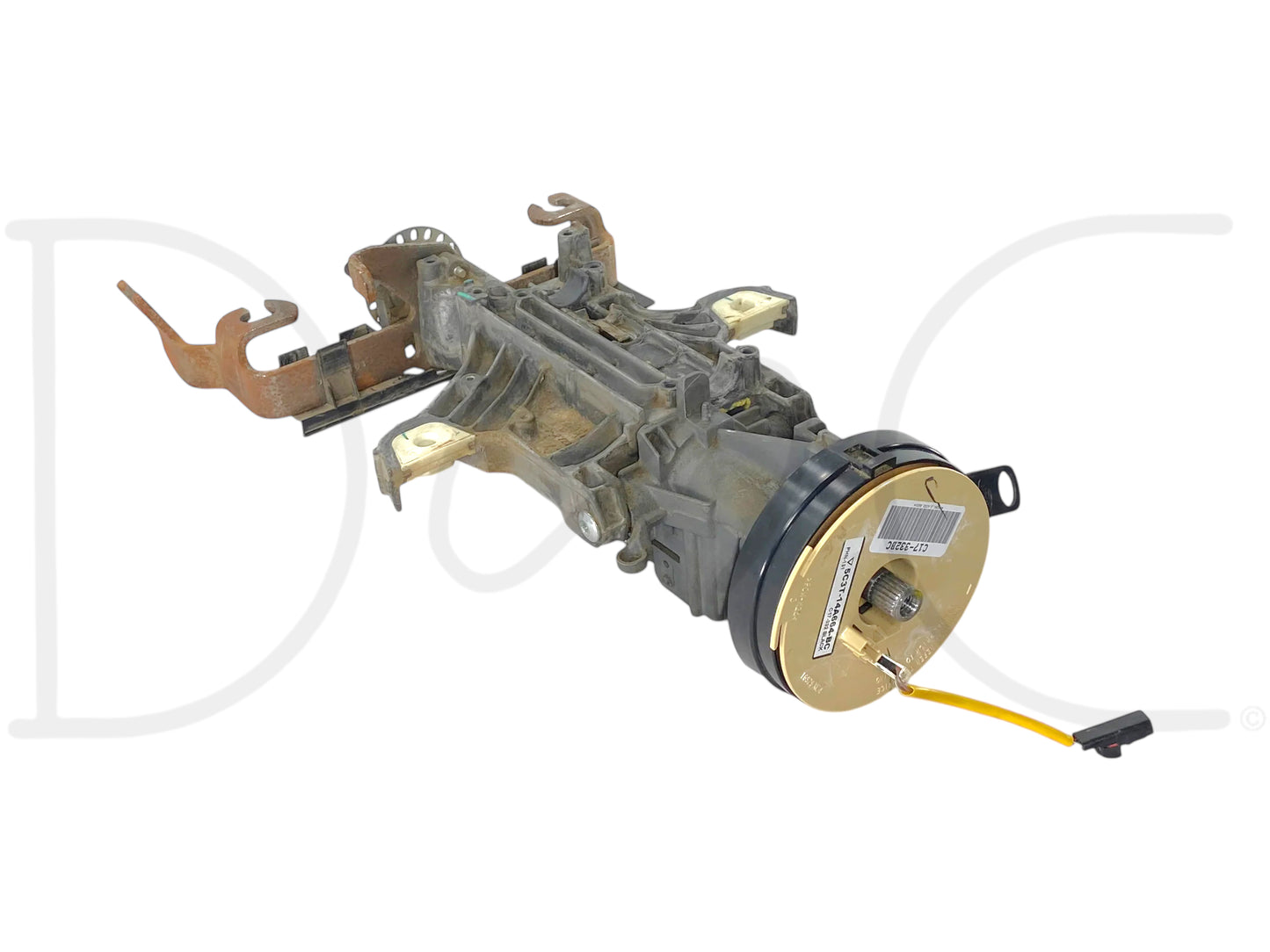 05-07 Ford F250 F350 XL Non-Tilt Steering Column Auto W/ Key & Clockspring OE