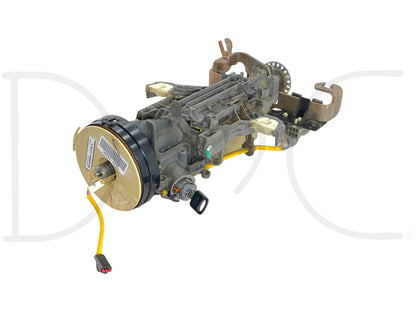 05-07 Ford F250 F350 XL Non-Tilt Steering Column Auto W/ Key & Clockspring OE