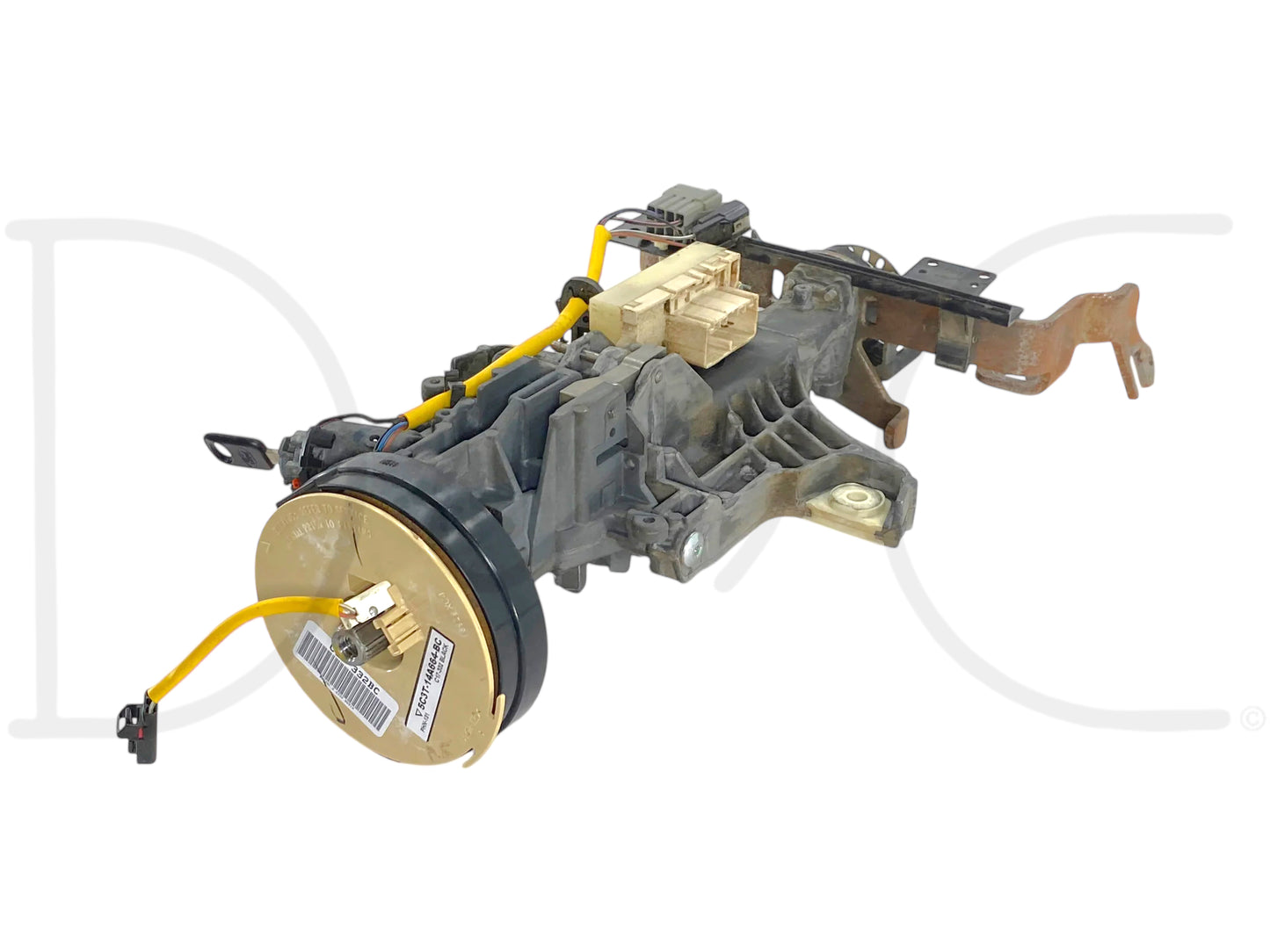 05-07 Ford F250 F350 Steering Column Auto Trans W/ Key & Clockspring OE