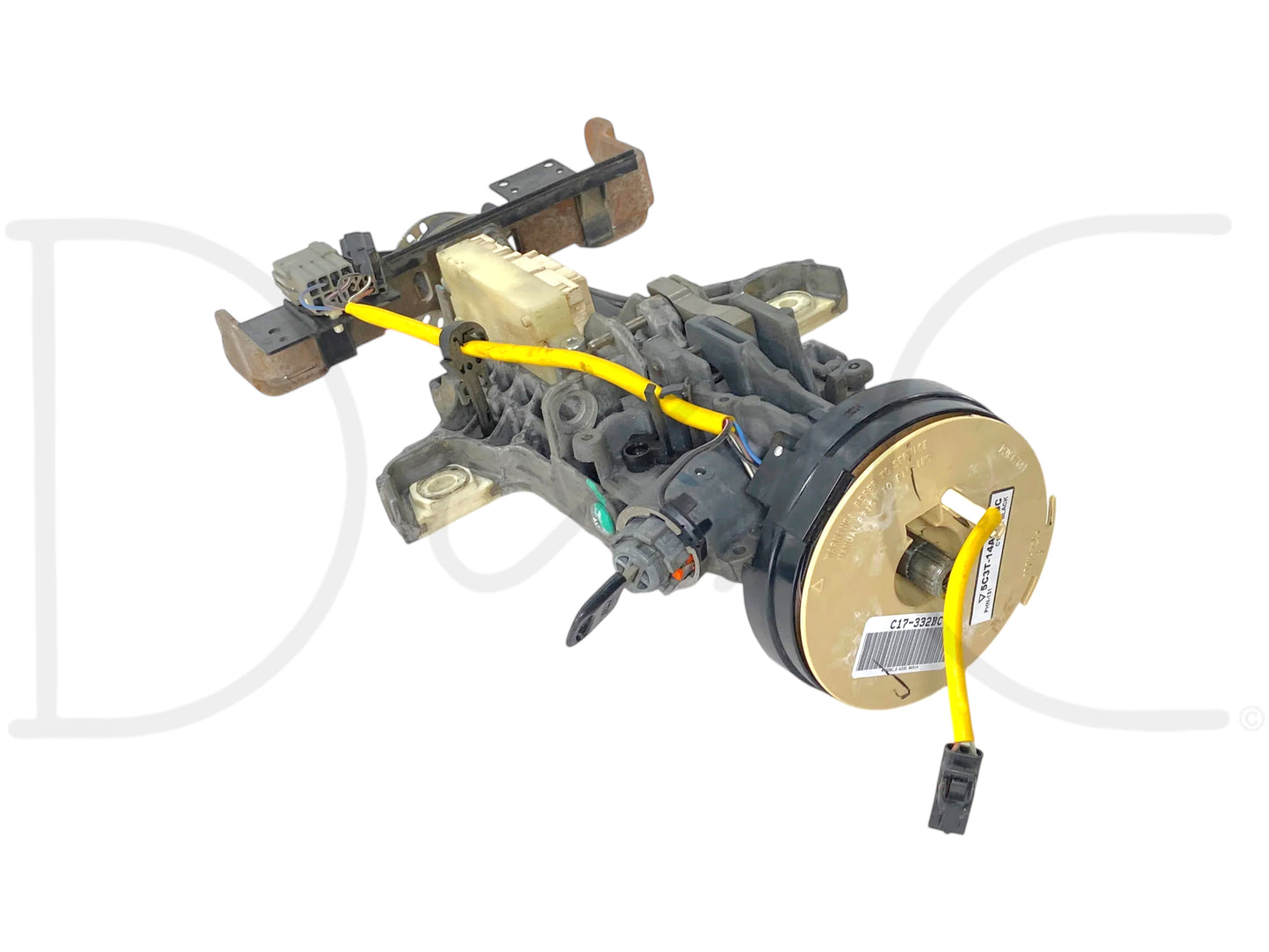 05-07 Ford F250 F350 XL Non-Tilt Steering Column Auto W/ Key & Clockspring OE