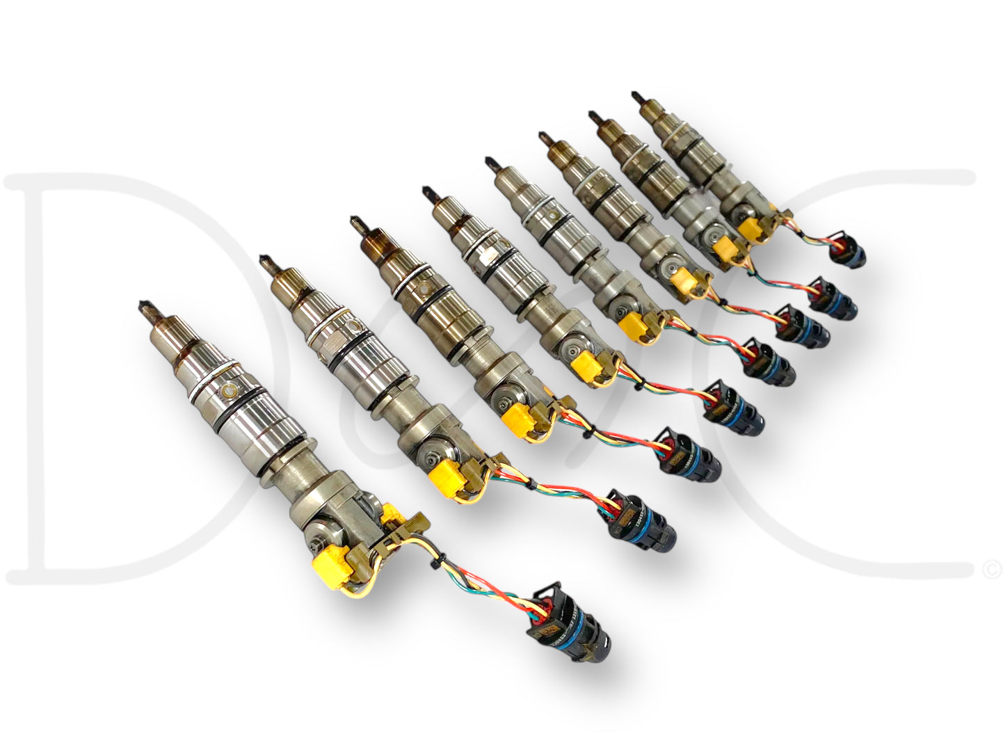 03-07 Ford F250 F350 6.0 6.0L Diesel Fuel Injector Set (8) Injectors *CORES*