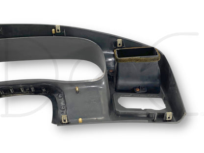 99-04 Ford F250 F350 Super Duty Dash Bezel Radio Cluster Trim Panel Gray OE