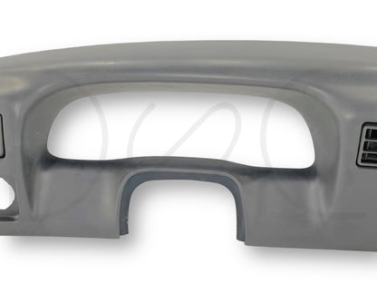 99-04 Ford F250 F350 Super Duty Dash Bezel Radio Cluster Trim Panel Gray OE