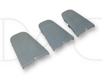 99-07 Ford F250 F350 Super Duty Dashboard Dash Bolt Cover Trim Set Gray OE