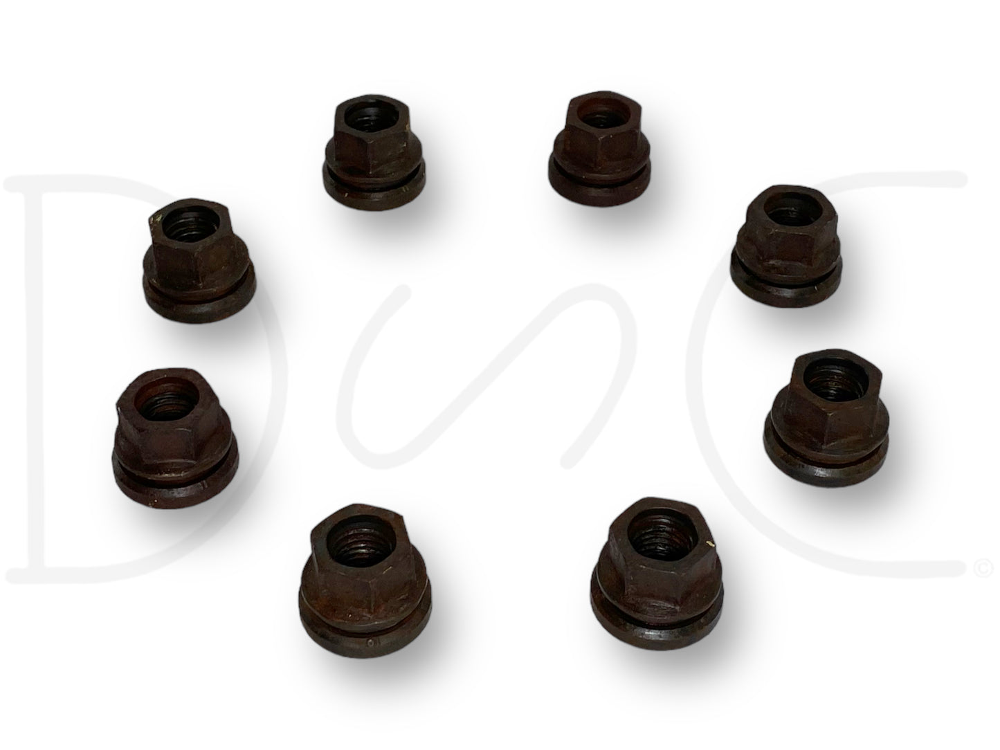 99-02 Ford F250 F350 Lug Nuts Set Of 8 Coarse Thread OEM 21MM Lug Nut Set M14-2