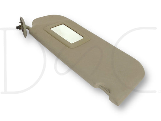 08-10 Ford F250 F350 RH Right Passenger Sun Visor Stone W/ Mirror OEM