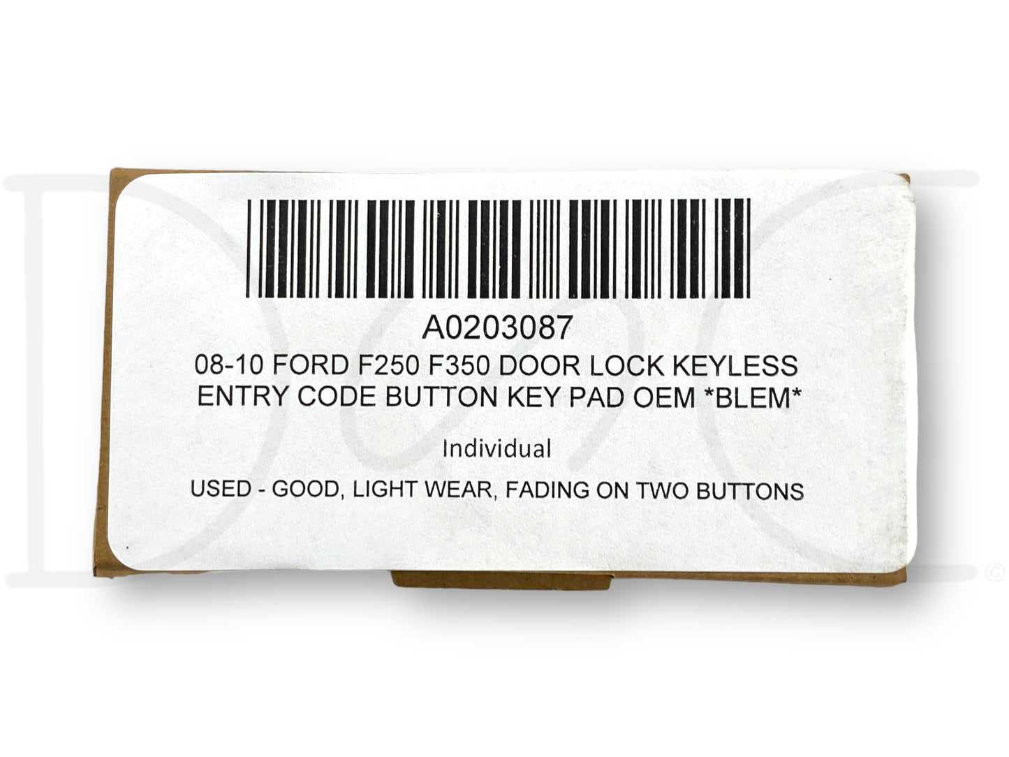 08-10 Ford F250 F350 Door Lock Keyless Entry Code Button Key Pad OEM *Blem*