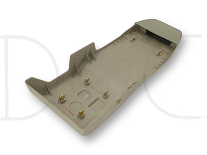 08-10 Ford F250 F350 Middle Center Seat Seatbelt Cover Trim Panel Stone OE