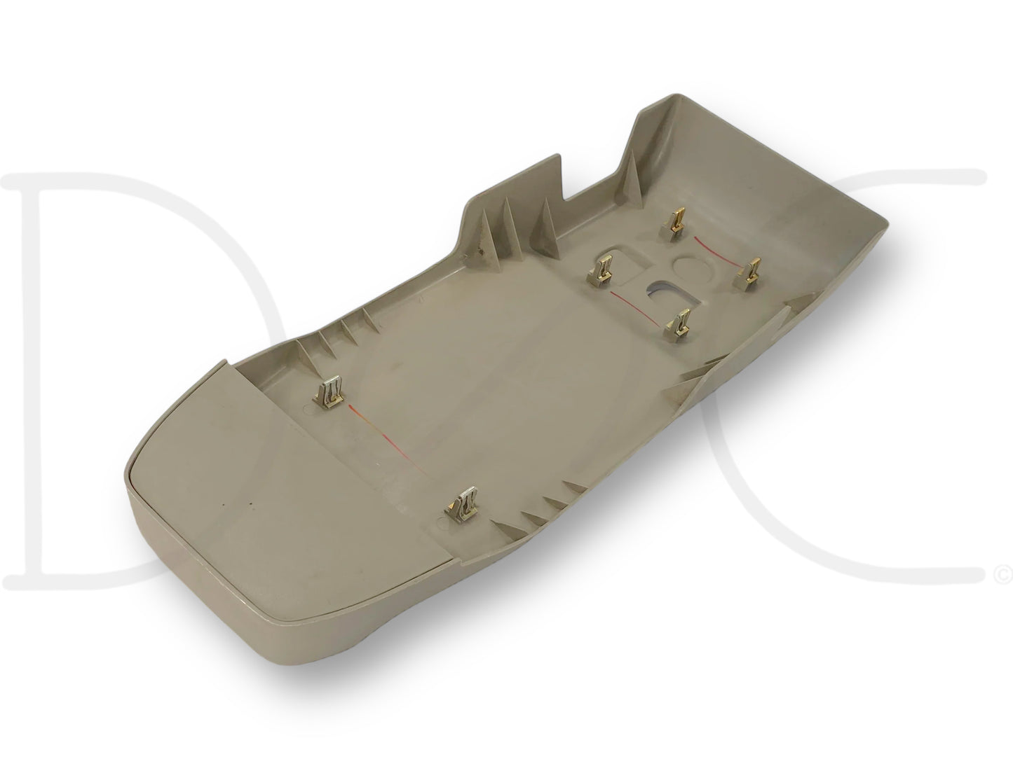 08-10 Ford F250 F350 Middle Center Seat Seatbelt Cover Trim Panel Stone OE