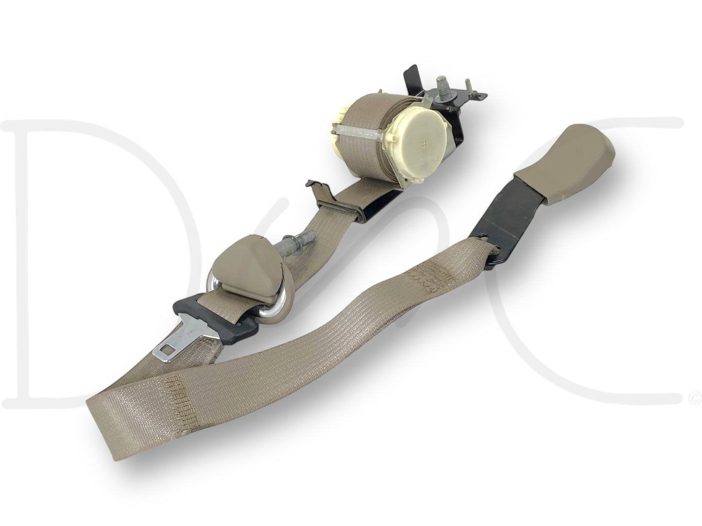 08-10 Ford F250 F350 LH Left Driver Rear Seat Belt Seatbelt Stone OE